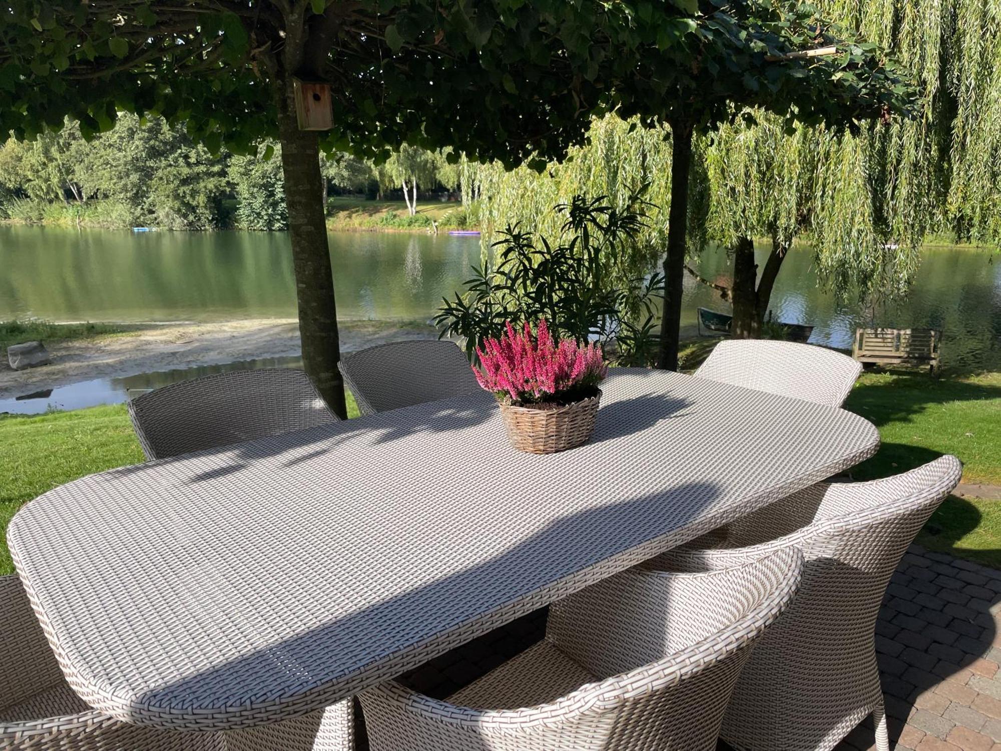 Gemuetliches Fachwerkhaus Am See Mit Kamin Warendorf Kültér fotó